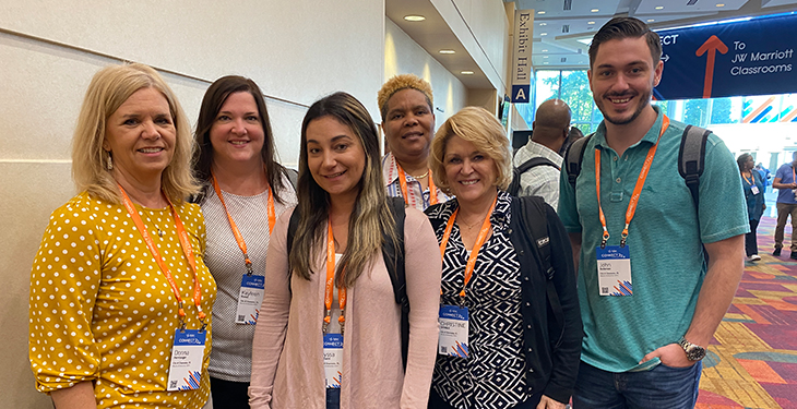 The team from the city of Clearwater, Florida, geared up for in-person networking at Connect 2022 in Indianapolis, Indiana.