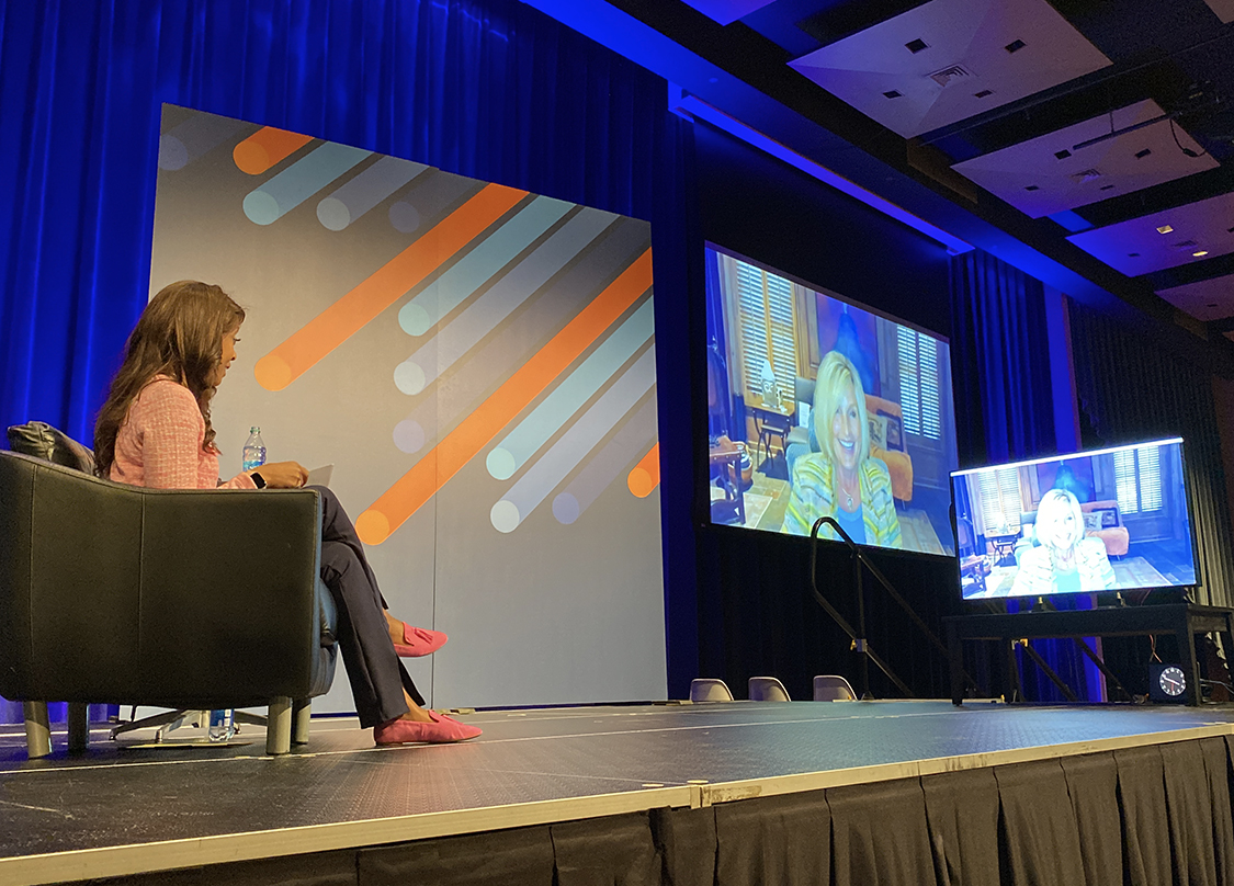 Erin Brockovich, the iconic environmental activist and consumer advocate, regaled the Connect audience in a virtual fireside chat and Q&A about living courageously true to one’s values.