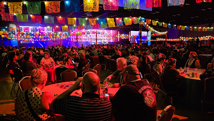 Attendees fueled up before hitting the dance floor