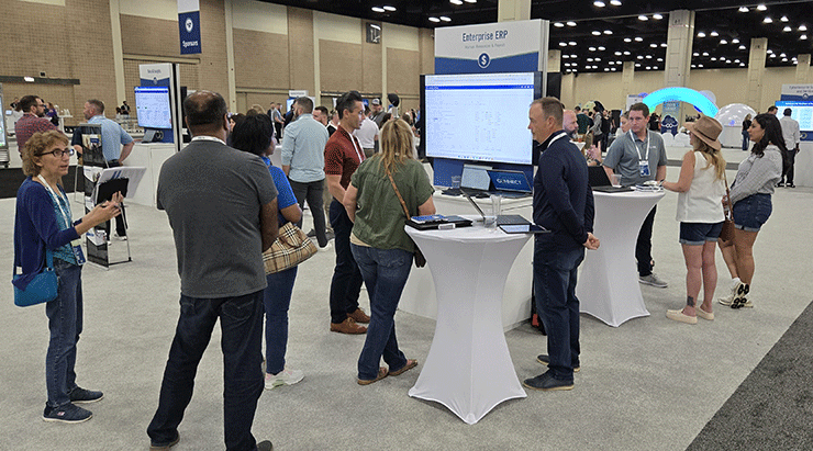 Attendees learned about Enterprise ERP