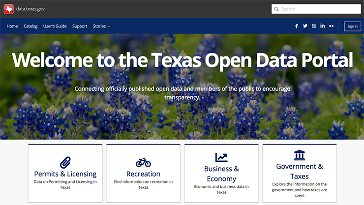 Texas Open Data-Portal