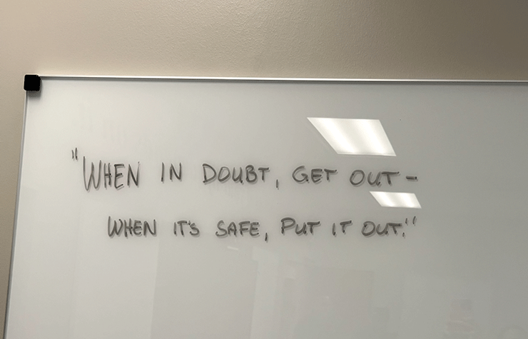 memorable message regarding fire safety