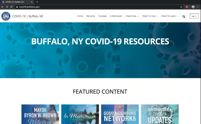 Buffalo, NY COVID-19 Resources