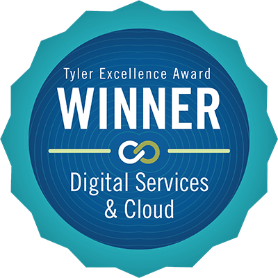 Tyler Excellence Award Digital Services & Cloud