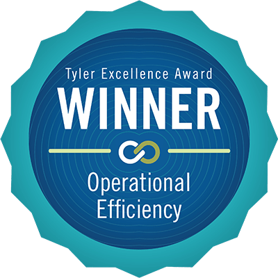 Tyler Excellence Award Operational Efficiency